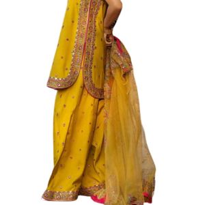 Traje de lino bordado de 3 piezas, vestido tradicional paquistaní para mujer, Ropa Étnica, moda Cultural, traje hecho a mano Shalwar Kameez - Product Image 6