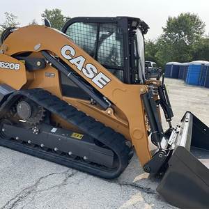 Chargeuse compacte CASE TV620B d'occasion, prix d'usine, haute qualité, seulement 140 heures d'utilisation, exclusivement pour le déneigement, hydraulique à haut débit - Product Image 6