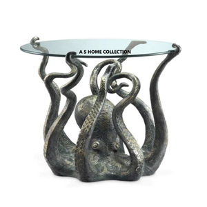 Aluminium Métal Forme Ronde Noir Fini Coin Table d'Appoint Fancy Stylish Used Home Living Area Furniture Décoration - Product Image 5