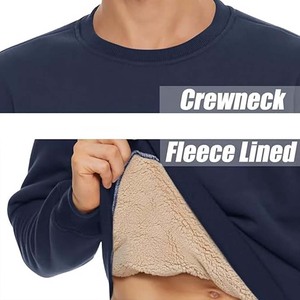 Warm Fleece Jumpers Sherpa Lined Pullover Sweater - Product Image 5