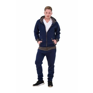 Chándales con Capucha y Cremallera Personalizados para Hombre, Diseño de Logotipo Personalizado, 100% Algodón, Felpa, Casual, Transpirable - Product Image 1