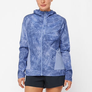 Veste coupe-vent imperméable pour femme Broderie Réversible Respirante Design-Polyester Softshell pour la course à pied en hiver Fitness - Product Image 1