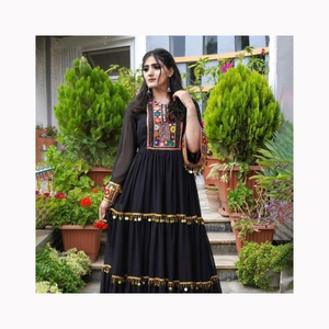 Robe culturelle élégante traditionnelle afghane Salwar Kameez pour bébé fille vêtements afghans à la mode pour enfants - Product Image 2