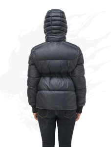 Chaqueta de burbujas acolchada Athlefit para mujer, ropa informal de invierno con logotipo personalizado, servicio OEM, chaqueta acolchada acabada a la moda - Product Image 5