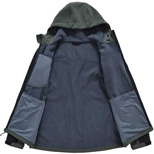 Sweat à capuche pour hommes personnalisé de haute qualité fabriqué en usine motif solide Style décontracté laine/nylon respirant poche Design hiver - Product Image 3