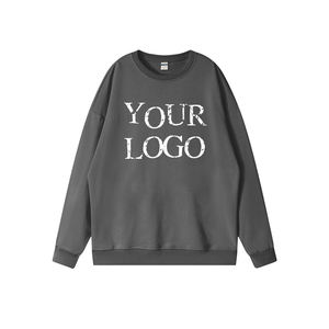 เสื้อสเวตเตอร์ผ้าฝ้ายหนาปรับแต่งได้ผ้าฝ้ายโอเวอร์ไซส์ - Product Image 2