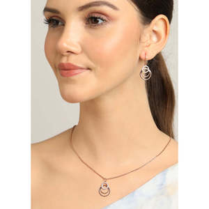 CLARA Juego de Collar y Pendientes Irina de Plata de Ley 925, Colección de Joyería Fina - Product Image 5