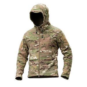Polaire imprimé motif pour voyager et chiffons hiver chaud tactique coupe-vent chasse veste hommes chasse veste - Product Image 2
