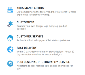 Abito Lungo Modesto per Donne Musulmane con Maniche Larghe in Tessuto Nida, Vita Regolabile e Lunghezza <span class=keywords><strong>alla</strong></span> Caviglia con Lacci in Vita - Product Image 6