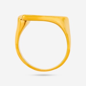 Glamorous <b>Gold</b>-Plated Stainless Steel Number Fashion <b>Ring</b> for Gift Giving - Product Image 5