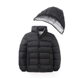 เสื้อแจ็คเก็ตขนเป็ดผ้าไนลอนสำหรับผู้ชายเสื้อโค้ทผ้าขนเป็ดระบายอากาศได้ดีมีฮู้ดไซส์ XL ใส่กลางแจ้ง - Product Image 5