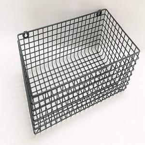Cesta de Almacenamiento de Malla Metálica para Lavandería y Cocina, Cesta Cuadrada de Metal Multiusos para Frutas - Product Image 1