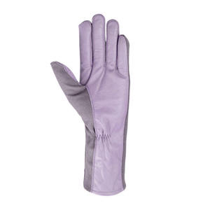 Servicio OEM Guantes de seguridad de vuelo de cuero Pilotos Folletos Logotipo impreso Resistente al calor Transpirable Durable Invierno Verano Otoño - Product Image 5
