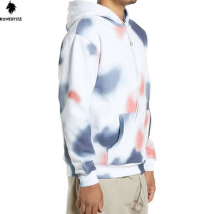 เสื้อมีฮู้ดของผู้ชายผ้าฝ้าย100% ีเอสเตอร์น้ำหนักเบาออกแบบได้ตามต้องการเสื้อผ้าลำลองคอปกแบบสีทึบ - Product Image 4