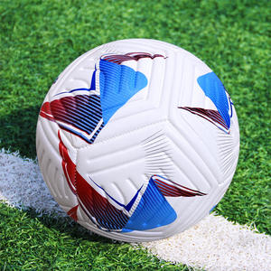 Personnalisable 5 #   Ballons de football en PVC durables cousus à la machine en vrac, adaptés aux applications de stade et de terrain d'entraînement - Product Image 4