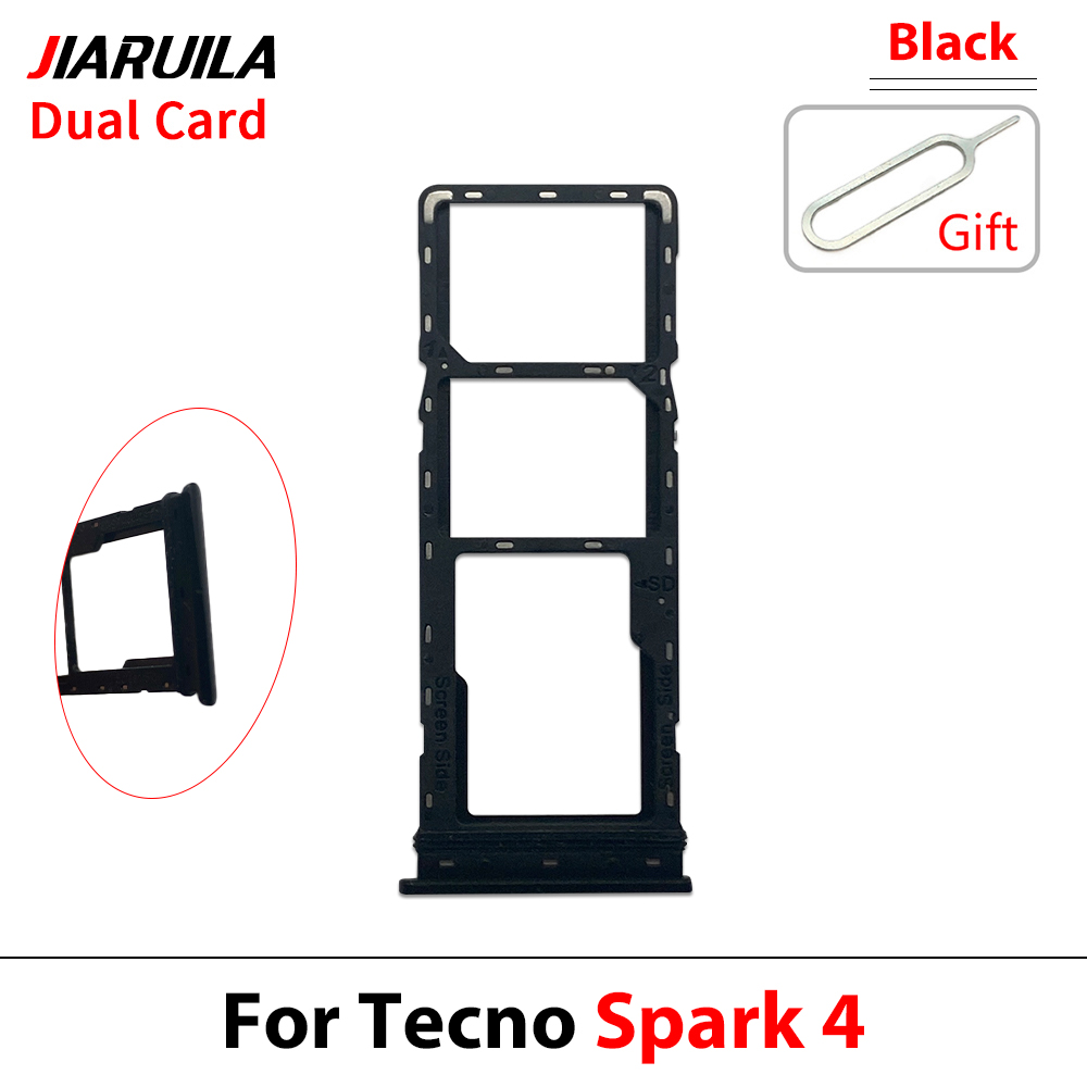 Para Tecno Spark 4 negro