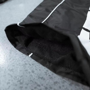 Pantalon de survêtement décontracté personnalisé Baggy ample jambe large toile poids moyen coupe-vent hommes délavés taille haute de haute qualité - Product Image 2