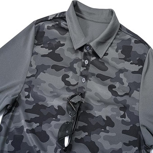 custom oem Camo Design Polo Shirts for <b>Men</b> made by <b>Dress</b> Sports - Product Image 4