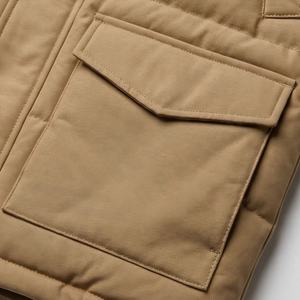 Veste d'hiver pour homme, parka matelassée personnalisée, couleur personnalisée, épaisse, bomber, capuche, col montant, taille longue 4XL, veste isolée chaude - Product Image 5