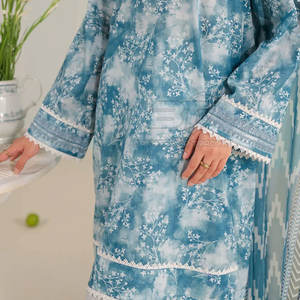 Vêtements de cérémonie, shalwar kameez pakistanais de luxe, shalwar kameez pakistanais prêt à porter, robe décontractée - Product Image 6