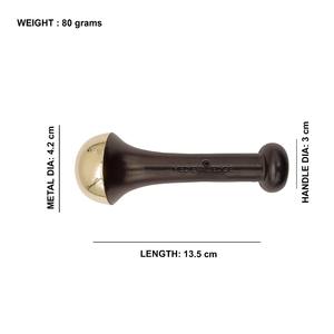 Outil de Massage du visage tenu dans la main de baguette de Kansa de haute qualité pour l'outil de beauté ayurvédique de haut de peau tonique rayonnante la plus grande société de fabrication - Product Image 6