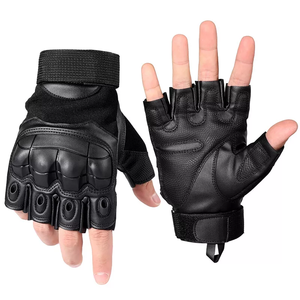 Gants tactiques demi-doigts pour hommes pour le cyclisme et les sports de plein air Gants sans doigts - Product Image 4