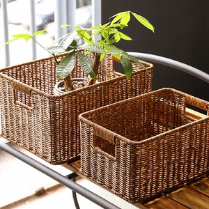 Juego de 3 Cestas Rectangulares de Ratán Hechas a Mano, Cesta de Almacenamiento, Venta al por Mayor, Ecológicas, Hechas en Vietnam - Product Image 5