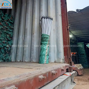 Manche de balai en bois argenté de 120 cm de long, type capuchon noir - Product Image 3