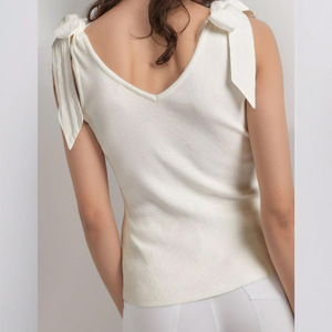 Débardeur de gym sur mesure grande taille débardeur pour femme en jersey de coton/fibre de bambou à chaud design uni - Product Image 2