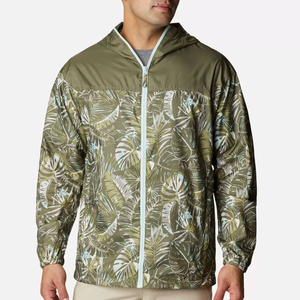 Custom Men's Lightweight Windbreaker <b>Jacket</b> Breathable Outdoor <b>Waterproof</b> with Front Logo Stand <b>Plus</b> <b>Size</b> Windproof - Product Image 1