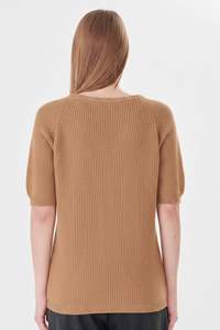 Suéter de Punto para Mujer, 100% Algodón Orgánico, Holgado, Transpirable, Suave y Cálido - Product Image 5