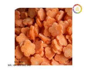 Tiras de zanahoria IQF Premium, rebanadas, dados, zanahorias, zanahoria congelada de alta calidad para exportación a precio competitivo desde Vietnam - Product Image 1