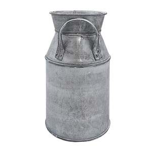 Maceta Decorativa de Metal con Acabado Doble Brillante en Oro y Plata, Maceta Duradera para Jardín, Diseño Martillado Hecho a Mano - Product Image 5