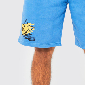 Venta al por mayor de pantalones cortos de verano al aire libre de los hombres de algodón de alta calidad impresa mejor diseño Fitness sudor pantalones cortos con bolsillos laterales - Product Image 2