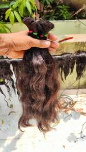 Pelo humano indio ondulado natural y virgen de visón sin procesar al por mayor - Product Image 4