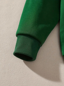 Venta al por mayor de Sudadera con capucha de lana con logotipo personalizado para las mujeres de peso pesado liso grueso pulóver sudadera para el invierno - Product Image 4