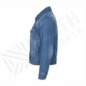 Vestes en jean pour femmes OEM, vêtements décontractés en jean, veste boutonnée d'automne, veste oversize pour femmes, mode tendance streetwear, couleur personnalisée - Product Image 3