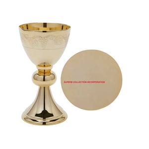 Ciborium ทองเหลืองขัดเงาดีไซน์เนอร์งานฝีมือโลหะพรีเมี่ยม - Product Image 3