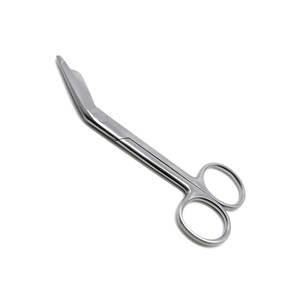 กรรไกรตัดผ้าพันแผลลิสเตอร์ สแตนเลส โค้ง สำหรับแพทย์ ใช้ซ้ำได้ คุณภาพสูง ผลิตตามสั่ง สำหรับศัลยกรรม พยาบาล บาดเจ็บ ปฐมพยาบาล - Product Image 1