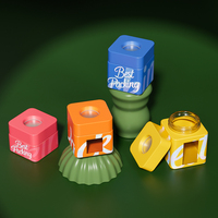 Pot en verre hermétique et sécurisé pour enfants, 2oz/3oz/4oz/5oz, écologique et recyclable, avec impression sérigraphique de logo personnalisé pour le stockage alimentaire