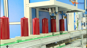 25kg Xe đẩy gắn bình chữa cháy ABC 25kg bột bánh xe <span class=keywords><strong>DCP</strong></span> Bình chữa cháy - Product Image 3