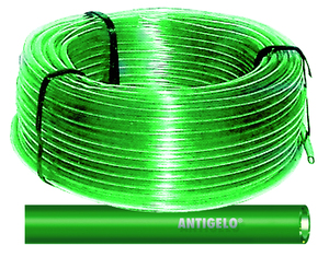 Tubo in PVC Antigelo Trasparente Colore Verde mm 14x19 (mt.) 130) Kg 22 - Product Image 1