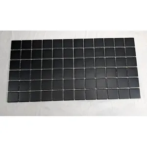 Azulejo de pared de mosaico de cerámica de porcelana esmaltada cuadrada 2x2 marrón Moca desconocido de grado premium para salpicaduras exteriores interiores 24x12" - Product Image 1