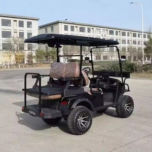 Carrito de golf eléctrico de 2 + 2 asientos de nuevo diseño muy fuerte para parque infantil al aire libre carrito de golf eléctrico todoterreno - Product Image 1