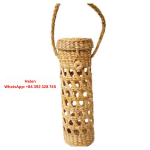Porte-gobelet en rotin naturel jetable bon marché-inserts de tasse en verre avec porte-gobelets en jonc de mer taille personnalisée - Product Image 4