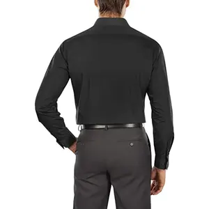 Camisa de Verano 2023 OEM, Última Moda, Venta Caliente, Etiqueta Personalizada, Tejida, Transpirable, 100% Algodón para Hombre, ODM - Product Image 2