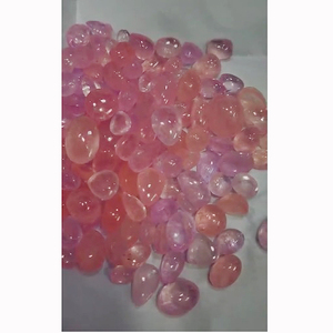 128 piezas de morganita Natural 8mm a 20mm cabujón de pera ovalada 710 Cts lote Iroc ventas alta calidad piedras preciosas sueltas cabina US $212 - Product Image 3