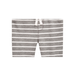 Pantaloni Jogger a Righe per Neonato First Impressions, Grigio, Taglia 3-6 Mesi, Comodi Pantaloncini per Bambini - Product Image 2