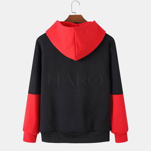 เสื้อฮู้ดดี้ผู้ชายผ้าคอตตอนผสม รุ่นใหม่ล่าสุด สีและขนาดตามสั่ง วัสดุผ้าคอตตอนผสม สำหรับขายออนไลน์ - Product Image 2