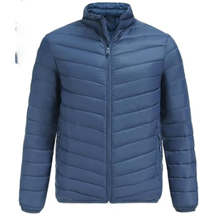 Suministro directo de fábrica Tallas grandes Chaquetas acolchadas para hombre Invierno Casual Bajo MOQ Chaqueta acolchada transpirable con capucha para hombres Chaqueta al aire libre - Product Image 2